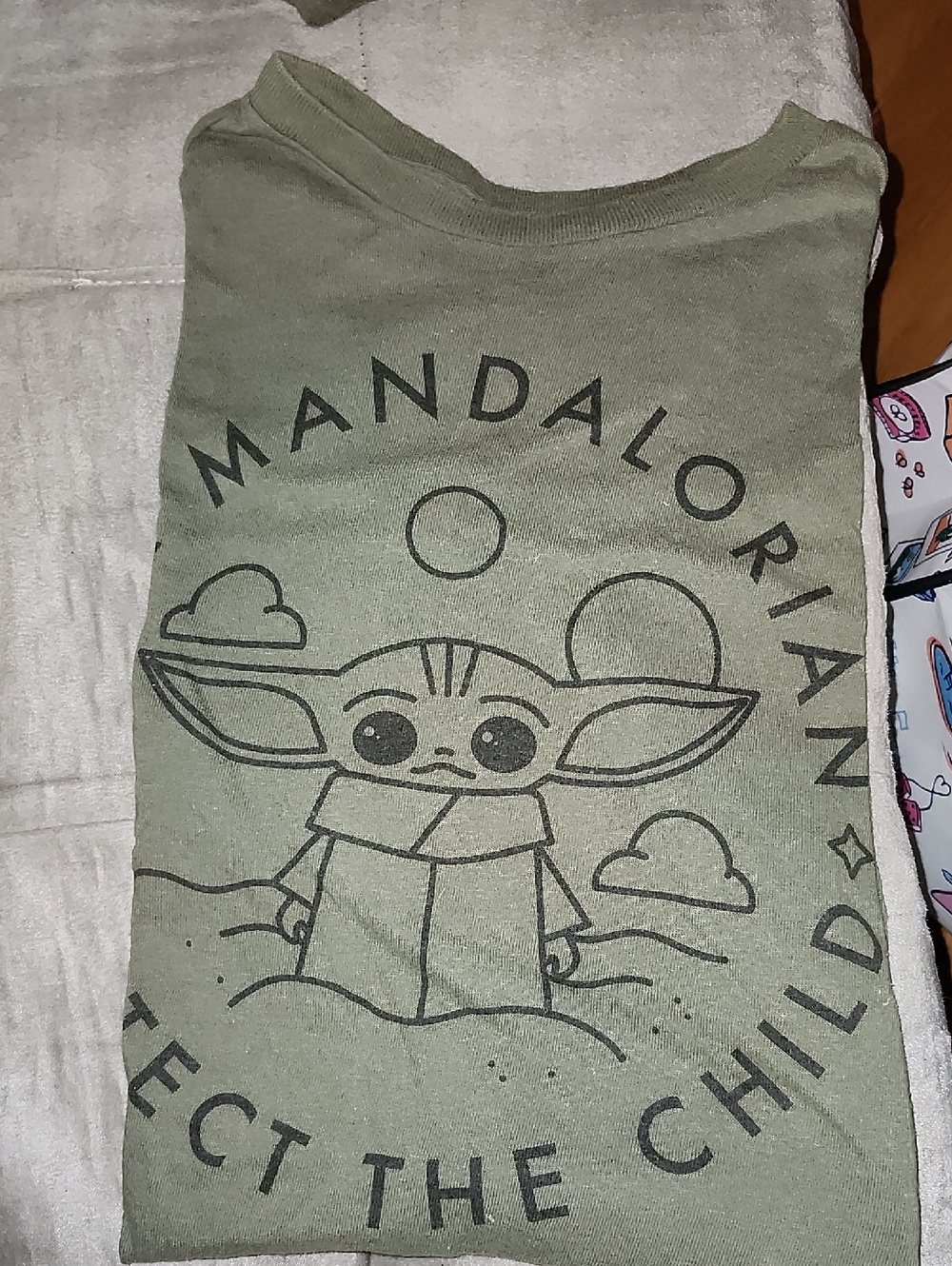 Star Wars Mandalorian Green Short Sleeve Tee